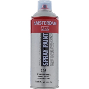 Talens Amsterdam 17161050 Spray paint 105 Titanium wit 400ml
