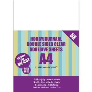 Hobbyjournaal HJDC002 Double sided clear adh. sheets