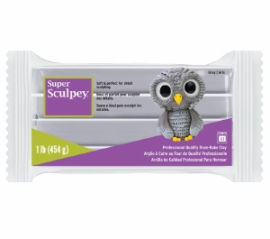 Super Sculpey SS1Gray Proffesional Quality polymerclay Grijs
