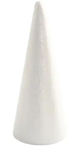 Styropor Kegel 50cm (onderkant doorsnede circa 18cm) HG1191
