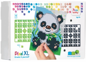 xPixelhobby XL set 4 basisplaten 28012 Panda beertje