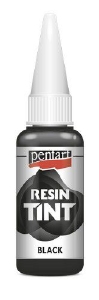 Pentart 40073 Resin Tint Zwart, 20ml