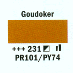 Amsterdam  standard acrylverf 20ml; 231 Goudoker