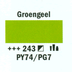 Amsterdam  standard acrylverf 20ml; 243 GroenGeel
