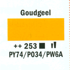 Amsterdam  standard acrylverf 20ml; 253 Goudgeel
