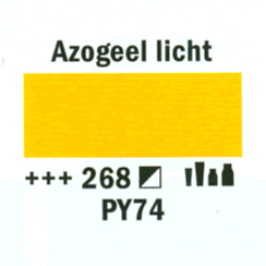 Amsterdam  standard acrylverf 20ml; 268 Azogeel licht
