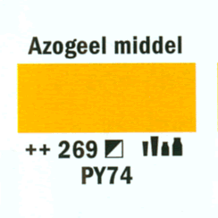 Amsterdam  standard acrylverf 20ml; 269 Azogeel middel