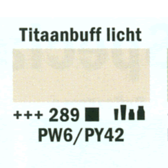 Amsterdam  standard acrylverf 20ml; 289 Titaanbuff licht