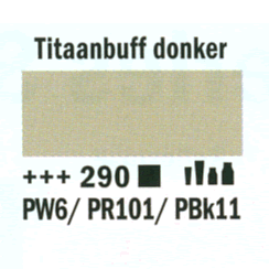 Amsterdam  standard acrylverf 20ml; 290 Titaanbuff donker