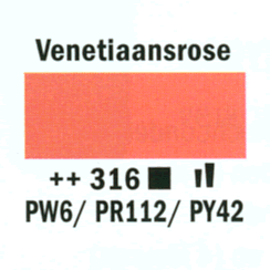 Amsterdam  standard acrylverf 20ml; 316 Venetiaansrose