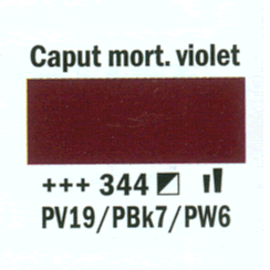Amsterdam  standard acrylverf 20ml; 344 Caput mort. violet