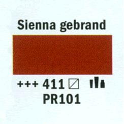 Amsterdam  standard acrylverf 20ml; 411 Sienna gebrand