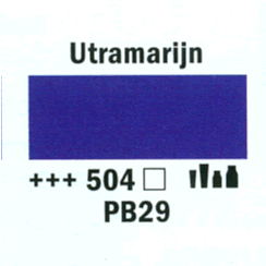 Amsterdam  standard acrylverf 20ml; 504 Ultramarijn