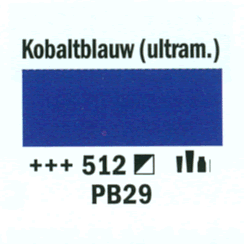 Amsterdam  standard acrylverf 20ml; 512 Kobaltblauw/ultram.