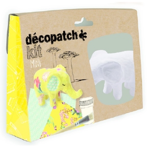 Decopatch pakket Mini KIT029C Olifant ca. 12cm