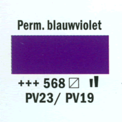 Amsterdam  standard acrylverf 20ml; 568 Perm. blauwviolet