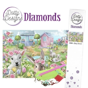 Diamond Painting DDD10003 Spring baby Animals