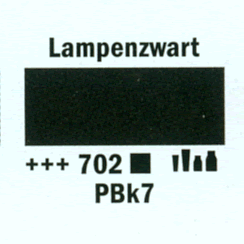 Amsterdam  standard acrylverf 20ml; 702 Lampenzwart