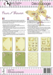 Decoupagepakket Bloemen/Flo, HobbyCirkels, 8333 LAATSTE