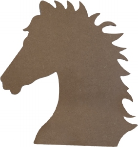 Gomille MDF figuur GOM1415 Paardenhoofd circa 26cm