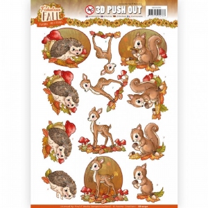 3D Push-Out vel SB10290 YC/Fabilous Animals Fabulous Fall