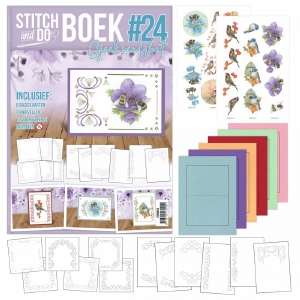 Stitch and Do Boek STDOBBO24 Sjaak v. Went 24 Birds and Bees