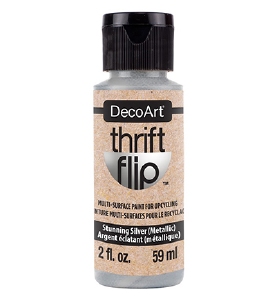 DecoArt Thrift Flip DTFP20 metallic Stunning Silver