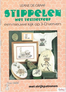 Stippelen met textielverf, Leane de Graaf