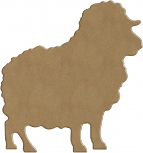 Gomille mdf figuur GOM1600 Schaap 12x13cm