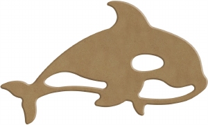 Gomille mdf figuur GOM1621 Orca 15x9cm