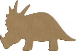 Gomille mdf figuur GOM1641 Triceratops 15x10cm