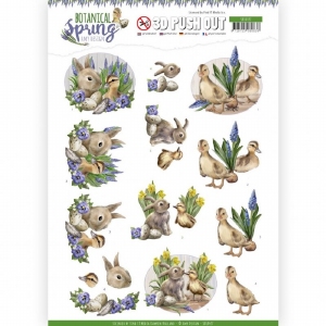 3D Push-Out vel SB10437 Amy/ Botanical Spring/Best Friends