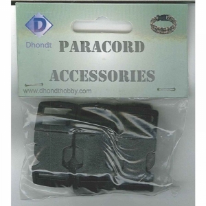 Paracord Buckles sluiting DH360401-151 15mm/5 stuks Zwart