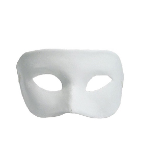 Stafil 8495-70 Masker, oogmasker 18x9cm  wit gecoat pulp