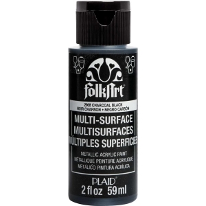 FolkArt Multi-Surface paint 3028_2968 metallic Charcoal Black (satin)