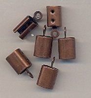 H&C Fun 1813-2239 Veterklem/eindstuk Antiek copper 6 stuks