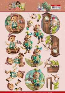 3Dknipvel Yvonne Creations CD11229 Living in a Fairytale, Pinokkio