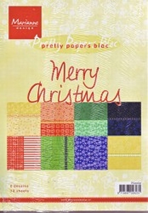 Pretty Papers bloc PK9069 Merry Christmas 32vel