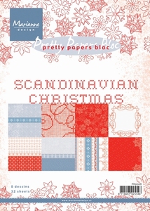 Pretty Papers bloc PK9068 Scandinavian Christmas 32 vel