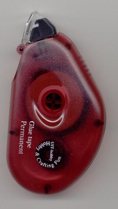 H&CFun 12198-9801 Lijmroller permanent (rode roller)