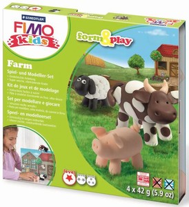 Fimo Kids set 8034-01 Form & Play Farm/Boerderij
