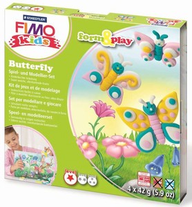 Fimo Kids set 8034-10 Form & Play Butterfly/Vlinders