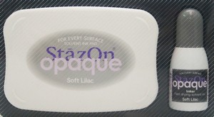 StazOn Opaque Solvent Ink pad + inker Soft Lilac SZ000107