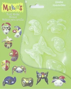 Makins Clay 39010 Pushmold Masks / maskertjes