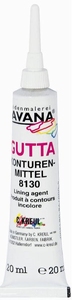 Zijdeverf Javana 8130-20 Gutta omlijning kleurloos tube
