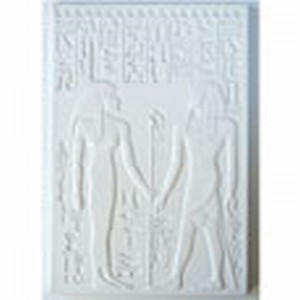 Gietvorm Egyptisch relief 88001 Koning Haremhab en Isis