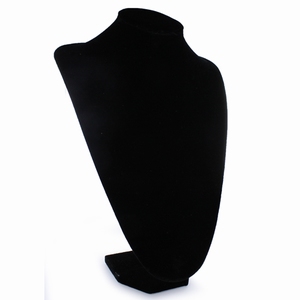 Sieradendisplay zwart fluweel hoog 35cm EKZ100-35
