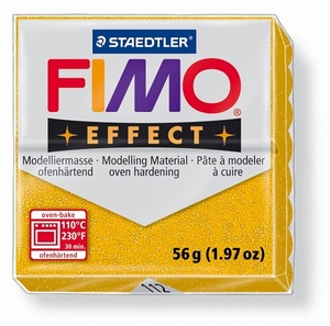 Fimo Soft 8020-011 effect metallic Goud