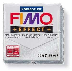 Fimo Soft 8020-81 effect metallic Zilver