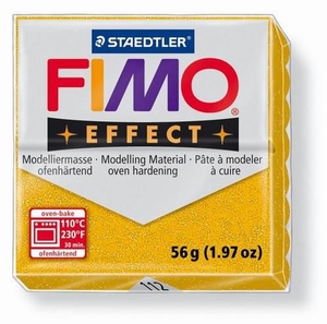 Fimo Soft 8020-112 effect glitter Goud